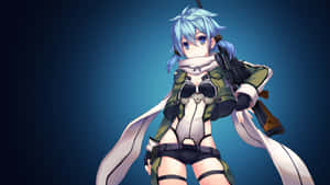 The Grace And Beauty Of Sinon Wallpaper