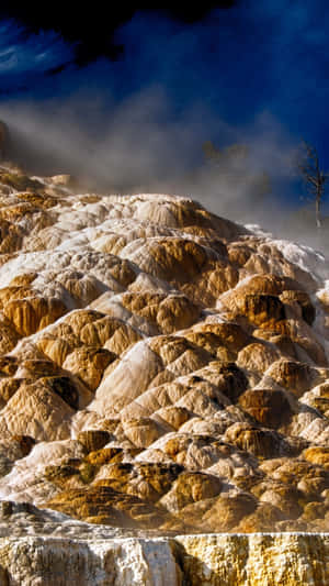 The Grand Prismatic Spring In Yellowstone National Park Wallpaper