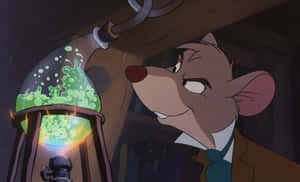 The Great Mouse Detective - Basil, Dawson And Olivia In An Adventure Wallpaper