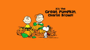 The Great Pumpkin Surrounded By A Magical Atmosphere Wallpaper