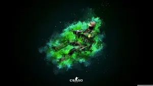 The Green Aesthetic Of Counter Strike Global Offensive Wallpaper