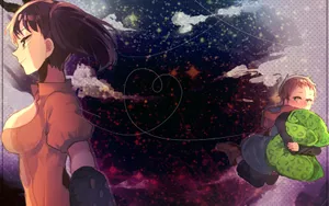 The Grizzly Sin Of Sloth - King From Seven Deadly Sins In Battle Stance Wallpaper