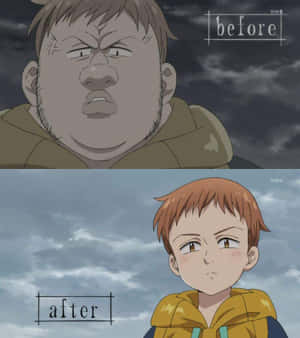 The Grizzly Sin Of Sloth - King, From The Anime Seven Deadly Sins Wallpaper