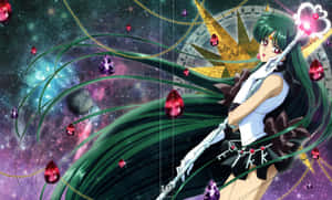 The Guardian Of Time - Sailor Moon's Sailor Pluto Wallpaper