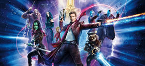 The Guardians Of The Galaxy Ready For Adventure Wallpaper