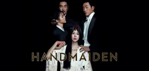 The Handmaiden's Main Characters In An Intense Moment Wallpaper