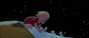 The Heroic Duo Of Bernard And Miss Bianca Soaring Through The Skies In The Rescuers Down Under Wallpaper