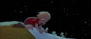 The Heroic Duo Of Bernard And Miss Bianca Soaring Through The Skies In The Rescuers Down Under Wallpaper