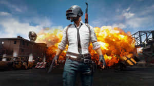 “the High-octane Thrill Of Playerunknown's Battleground Desktop” Wallpaper