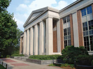 The Historical Little Memorial Library At University Of Georgia Wallpaper