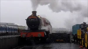 The Hogwarts Express Train At Platform 9 ¾ Wallpaper