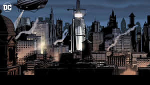 The Hustle And Bustle Of Gotham City Wallpaper