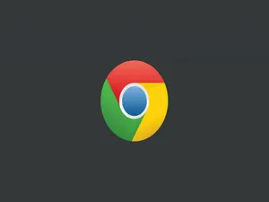 The Icon Of The Popular Internet Browser, Google Chrome Wallpaper