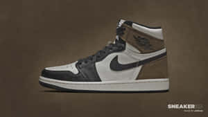 The Iconic Air Jordan 1 Shoes Wallpaper