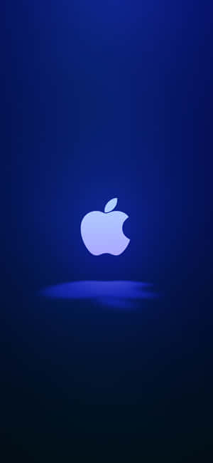 The Iconic Apple Logo On An Iphone X Wallpaper