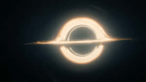 The Iconic Black Hole From Christopher Nolan's Interstellar Wallpaper