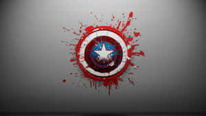 The Iconic Captain America Logo Wallpaper