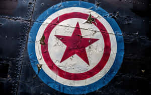 The Iconic Captain America Logo Wallpaper