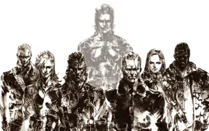 The Iconic Characters Of The Metal Gear Solid Series Wallpaper