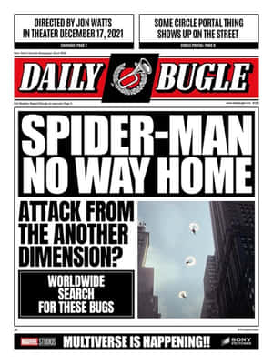 The Iconic Daily Bugle Building In The Heart Of The City Wallpaper