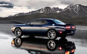 The Iconic Dodge Challenger In Bold 4k Wallpaper