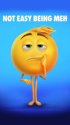 The Iconic Emoji Movie Character Gene Wallpaper