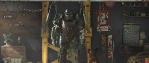 The Iconic Fallout Game Characters Posing Together Amidst The Post-apocalyptic World. Wallpaper