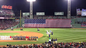 The Iconic Fenway Park In All Its Glory Wallpaper