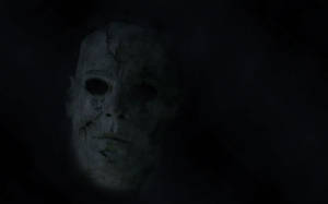 The Iconic Horror Mask Of Michael Myers Wallpaper