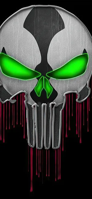 The Iconic Image Of Justice - The Punisher Skull Wallpaper