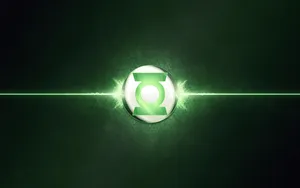 The Iconic Logo Of The Green Lantern Corps Wallpaper
