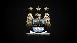The Iconic Manchester City Logo Wallpaper