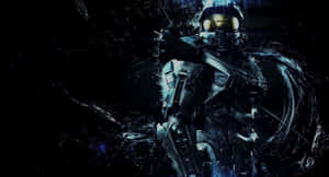 The Iconic Master Chief From The Halo Series Wallpaper