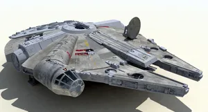 The Iconic Millennium Falcon Of The Star Wars Universe Wallpaper