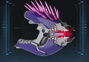 The Iconic Needler From The Popular Halo Video Game Series Wallpaper