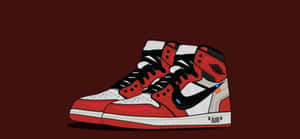 The Iconic Nike Air Jordan Shoes – A Classic Staple Of Street Style. Wallpaper