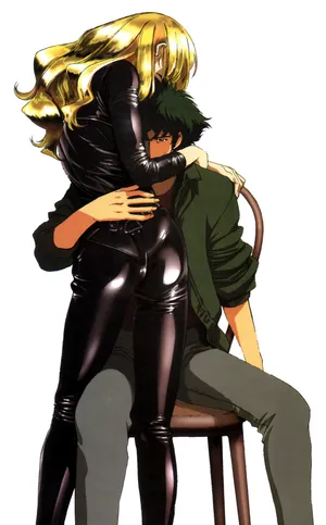 The Iconic Pose Of Spike Spiegel From Cowboy Bebop Wallpaper