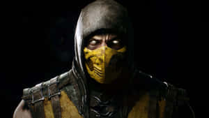 The Iconic Scorpion Of Mortal Kombat Wallpaper