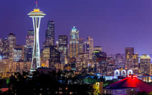 The Iconic Space Needle Of Cool Seattle Wallpaper