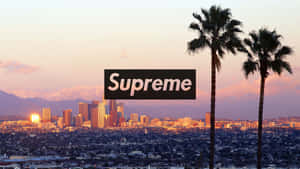 The Iconic Supreme Logo. Wallpaper