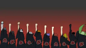 The Iconic Symbol Of Akatsuki Wallpaper
