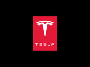 The Iconic Tesla Logo In 4k Resolution. Wallpaper