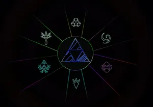 The Iconic Triforce Of Nintendo's Celebrated The Legend Of Zelda Series Wallpaper