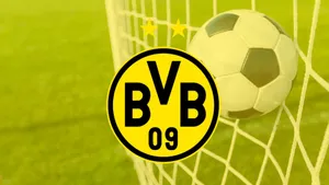 The Iconic Yellow And Black Of Dortmund Football Club. Wallpaper