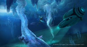 The Icy Beauty Of Subnautica's Arctic Brinicles Wallpaper