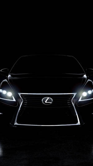 The Illuminated Emblem Of Luxury - Lexus Logo Wallpaper