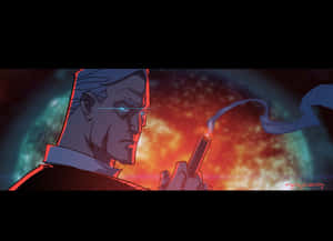 The Illusive Man Commands The Galaxy From His Futuristic Lair Wallpaper