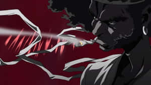 The Impactful Stance Of Afro Samurai Wallpaper