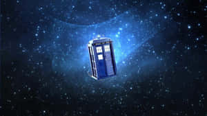 The Inconspicuous Time Traveling Police Box Wallpaper