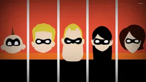 The Incredibles Family Ready For A Mission Wallpaper
